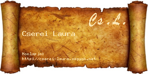 Cserei Laura névjegykártya